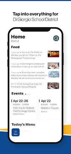 Android application Di Giorgio School District screenshort