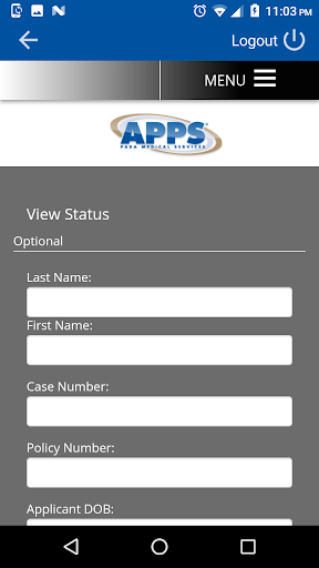 APPS Paramed Screen 2