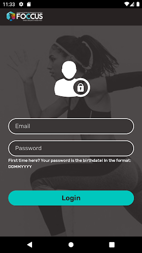 Android application Academia Foccus screenshort