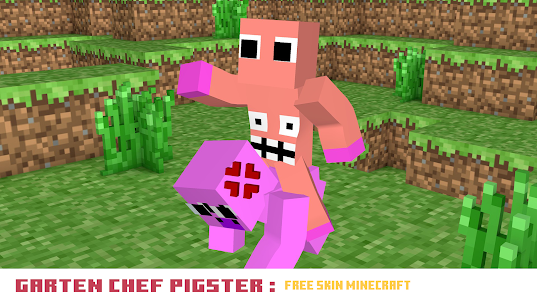 Skin MCPE Garten Chef Pigster