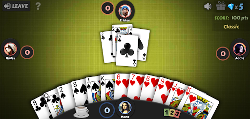 Android application Hearts - Offline Card Games screenshort