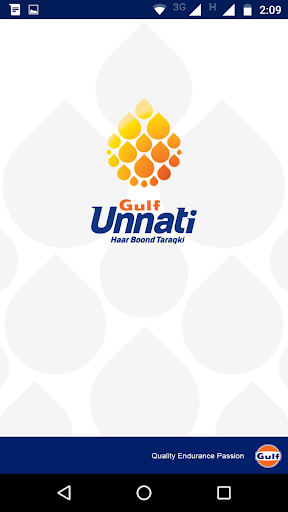 Android application Gulf Oil Unnati App screenshort