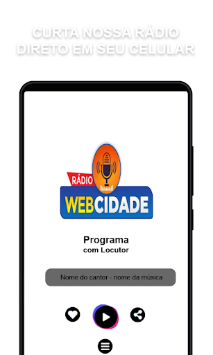 Rádio Web Cidade Screen 2