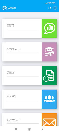 Android application ARSYC screenshort
