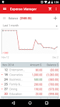 screenshot of Expense Manager: budget, money