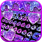 Cover Image of Download Galaxy Drop Heart Theme  APK