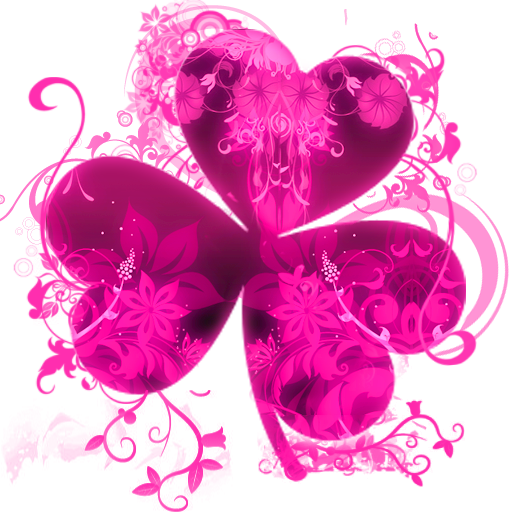 Pink Flowers Theme GO Launcher logo