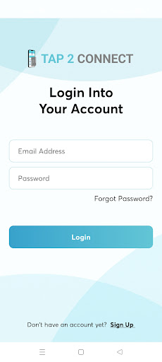 TAP2CONNECT Screen 2