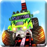 Impossible Tracks Monster Truck Rooftop Stunts icon