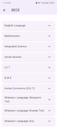 WAEC Past Questions (PASSCO) Screen 3