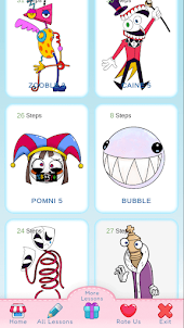 how to draw amazing circus
