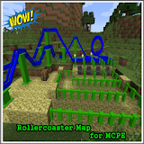 Rollercoaster Map for MCPE icon