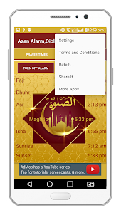 Azan Alarm,Qibla Finder