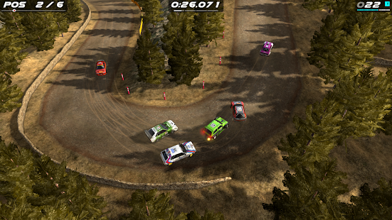 Captura de tela das origens do Rush Rally