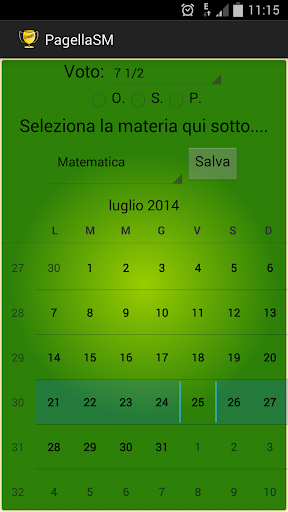 Pagella Scuole Medie