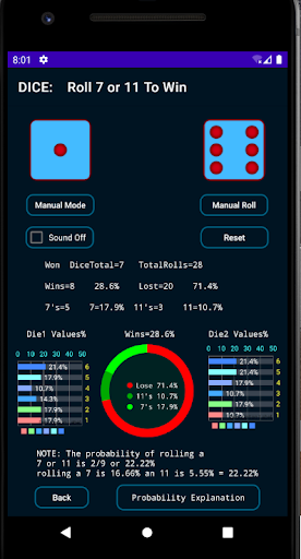 Dice Interactive Probability