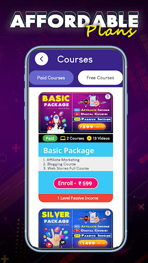 Skills Earner - Learn & Earn Screen 3