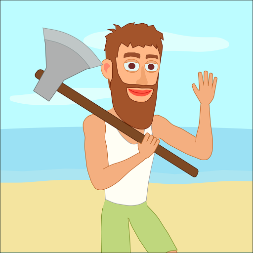 Mining Clicker: Axe and Hammer logo
