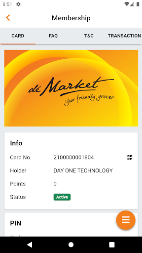 deMarket Screen 2