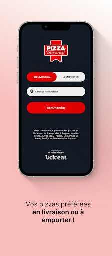 Android application Pizza-Tempo.fr screenshort