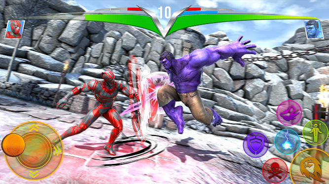 #3. Street Fight Spider Hero 3D (Android) By: Khan Gammers