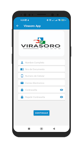 VirasoroApp Screen 3