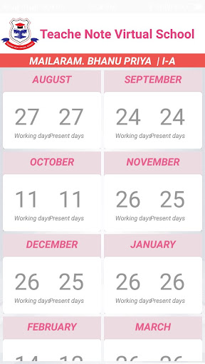 Android application Teacher Note screenshort