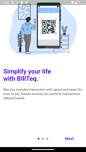 Android application BillTeq screenshort