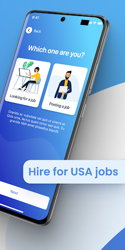 AVDA: USA Jobs Hire & Recruit Screen 2