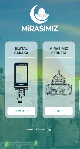 Android application Mirasımız Derneği screenshort