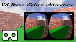 screenshot of VR Maze Solver Adventure