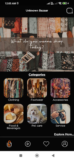 Android application Unknown Bazaar screenshort