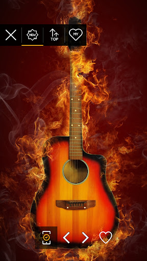 Wallpaper with flames Screen 3