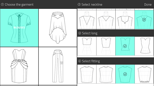 Fashion Design Flat Sketch - Apps On Google Play