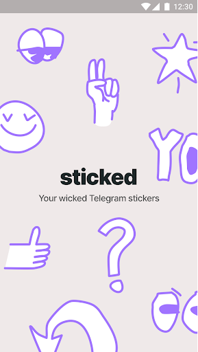 Android application Sticked - Telegram stickers screenshort