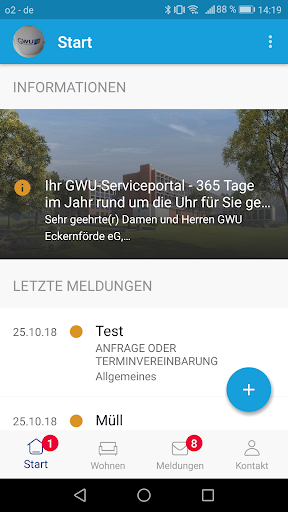 Android application GWU Service App screenshort