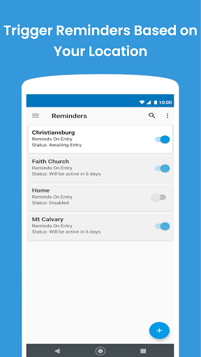 Android application GeoTrigger, Phone Automation screenshort