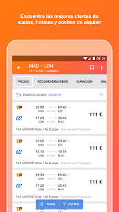 Vista previa de la aplicación