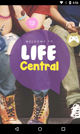 Android application Life Central screenshort