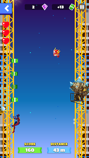 Superhero Jump: Fly Sky Run  screenshots 1