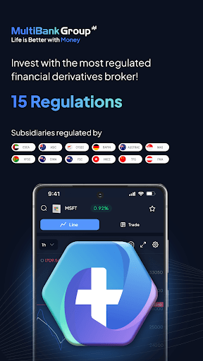 Android application MultiBank-Plus: Invest & Trade screenshort