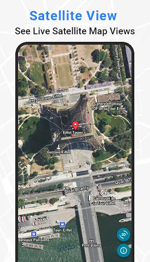 Live Satellite View, GPS Maps Screen 2