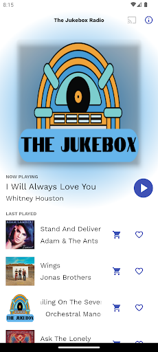 Android application The Jukebox Radio screenshort