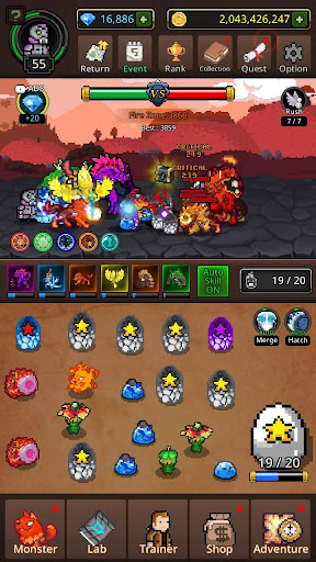 Télécharger Gratuit Élever des monstres fusionnés APK MOD (Astuce) 4