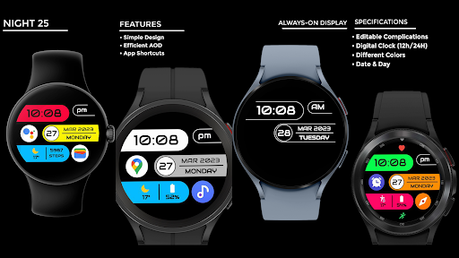 Night 25 - watch face