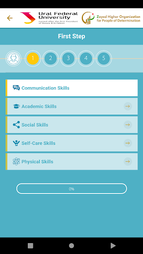 First Step Screen 2