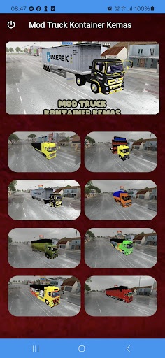 Android application Mod Truck Kontainer Kemas screenshort