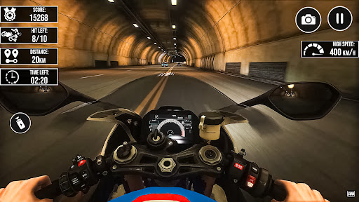 Android application Bike Racing Motor Bike Tour 3D screenshort