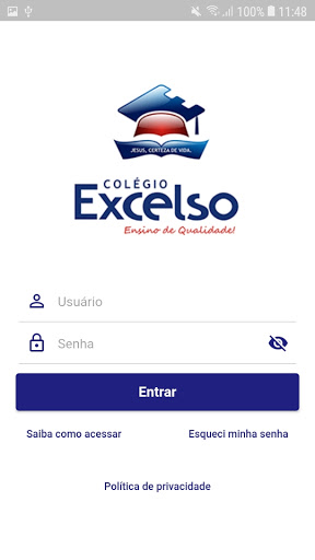 Android application Colégio Excelso screenshort