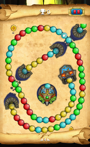 Jungle Marble Shooter Game Screen 2